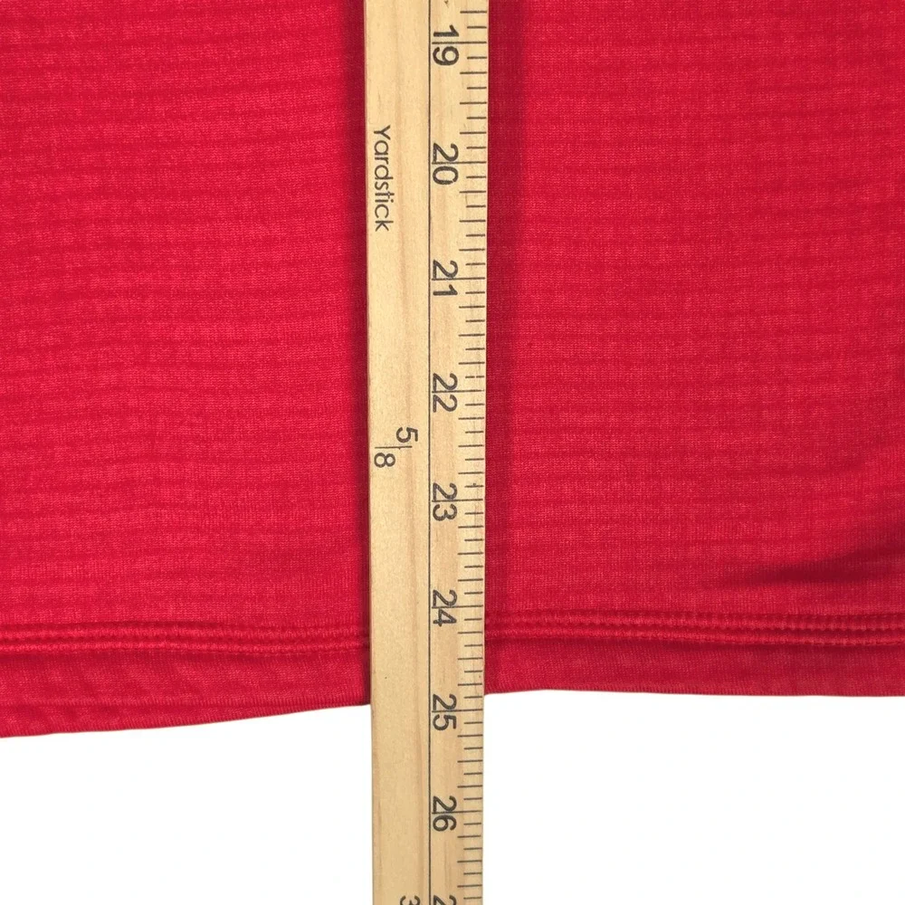 Patagonia R1 Fleece Pullover Mens‎ S Womens Medium Red 1/4 Zip Polartec